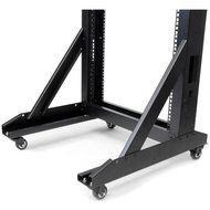 StarTech.com 25U Adjustable Depth Open Frame 4 Post Server Rack Cabinet with Casters/Levelers and Cable Management... N9