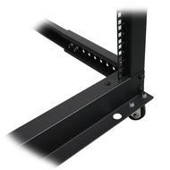 StarTech.com 25U Adjustable Depth Open Frame 4 Post Server Rack Cabinet with Casters/Levelers and Cable Management... N15