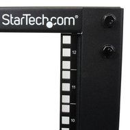 StarTech.com 25U Adjustable Depth Open Frame 4 Post Server Rack Cabinet with Casters/Levelers and Cable Management... N19
