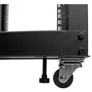 StarTech.com 25U Adjustable Depth Open Frame 4 Post Server Rack Cabinet with Casters/Levelers and Cable Management... N23