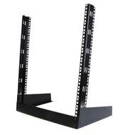 StarTech.com 25U Adjustable Depth Open Frame 4 Post Server Rack Cabinet with Casters/Levelers and Cable Management... N28