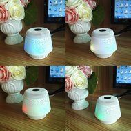 Colorful Bluetooth Speakers With Changing LED Lights, BOOMER VIVI Wireless Mini Hi-Fi Speaker With 3W Bass Portable... N6