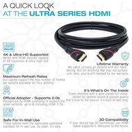 Mediabridge ULTRA Series HDMI Cable (25 Foot) - High-Speed Supports Ethernet, 3D and Audio Return [Newest Standard] N12