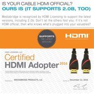 Mediabridge ULTRA Series HDMI Cable (25 Foot) - High-Speed Supports Ethernet, 3D and Audio Return [Newest Standard] N13