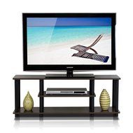 Furinno 12250R1WN/BK Turn-N-Tube No Tools 3D 3-Tier Entertainment TV Stands, Walnut N6