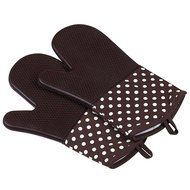 BBQ Tools,Silicone Gloves And Stainless Steel Clips For Baking Cooking Grilling By Hmane-Coffee N2