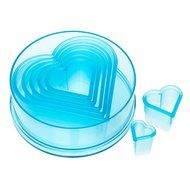 Ateco 5751 7-Piece Plain Cutter Set, Heart