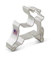 Ann Clark Reindeer Cookie Cutter - 3.5 Inches - Tin Plated Steel