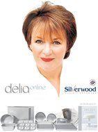 Alan Silverwood Delia Smith Silver Anodised Aluminium 12x8&quot; Jelly Swiss Roll Tin Pan 93724