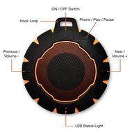 KwikSafety IPX7 Shockproof Dustproof Waterproof Rugged Portable Bluetooth Speaker with Built-in Mic and HandsFree... N2