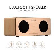 Osaier&reg; Wooden Style Portable Indoor/Outdoor Wireless Stereo Bluetooth Speaker - Enjoy the Ultimate Music Experience N2