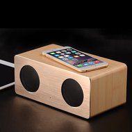 Osaier&reg; Wooden Style Portable Indoor/Outdoor Wireless Stereo Bluetooth Speaker - Enjoy the Ultimate Music Experience N6