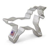 Ann Clark Unicorn Cookie and Fondant Cutter - 4.5 Inches - US Tin Plated Steel