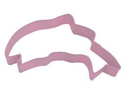 R&amp;M Salmon 4.5&quot; Cookie Cutter Pink With Brightly Colored, Durable, Baked-on Polyresin Finish