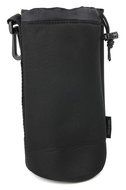 DURAGADGET Jet Black Super-Soft Neoprene Pouch Case in Size Large for iQualTech Wireless Bluetooth &amp; NFC Speaker... N4