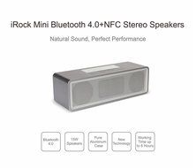 NIER iRock Mini Portable Wireless Bluetooth Speaker With Aluminum Housing, 7.5W2 Total 15W, Powerful Sound(Grey) N3