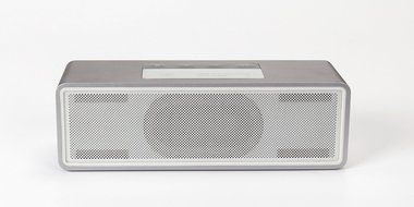 NIER iRock Mini Portable Wireless Bluetooth Speaker With Aluminum Housing, 7.5W2 Total 15W, Powerful Sound(Grey) N6
