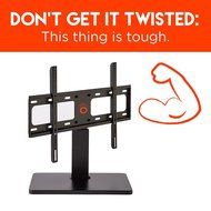 ECHOGEAR Universal TV Swivel Base for 32" to 60" TVs up to 60 lbs - 75&ordm; of Swivel and 4" of Height Adjust - Improves... N3