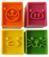 Torune Bento Sandwich Cutter Mold, Animal Face N3