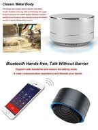 JAAWOO&reg; High quality Fashion Modern Aluminum Alloy Cylinder Wireless Bluetooth Speaker Calls Handsfree SD TF Card...