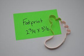 Foot / Footprint Cookie Cutter N2