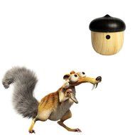 Imitation Wooden Speakerphone Sound Mini Portable Wireless Bass Small Nut Shape Bluetooth Speaker For iPhone Or...