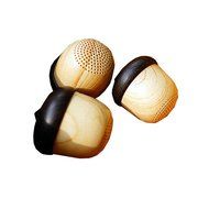 Imitation Wooden Speakerphone Sound Mini Portable Wireless Bass Small Nut Shape Bluetooth Speaker For iPhone Or... N5