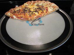 Round 12 Inch Non-Stick Silicone Baking Mat for Pizza Pans Made by Mrs. V&#039;s Kitchen N3