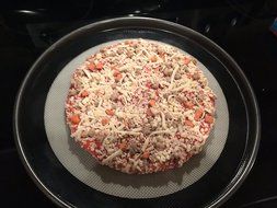 Round 12 Inch Non-Stick Silicone Baking Mat for Pizza Pans Made by Mrs. V&#039;s Kitchen N7