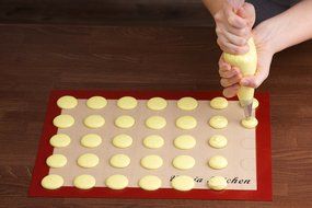 Silicon Mat for Baking and Cooking - 2 Pack - Red - Professional Grade Non-stick - Best for Cookies, Pizzas, Pretzels... N5
