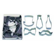 R &amp; M International Handsome Gent 5 Piece Cookie Cutter Set - Great for Weddings, Bachelor Parties and More....
