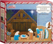 Crafty Cooking Kits Gingerbread Cookie Nativity House Kit - Makes 1 Christmas Nativity Scene