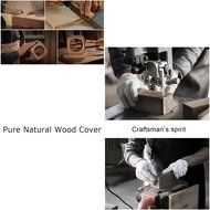 LEFON Wood Bluetooth 4.0 Wireless Speaker with FM Radio 1800mAh Rechargable Battery Support AUX TF Card MP3 Player... N5