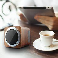 LEFON Wood Bluetooth 4.0 Wireless Speaker with FM Radio 1800mAh Rechargable Battery Support AUX TF Card MP3 Player... N6
