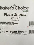Pizza Liner Greaseproof 9" x 9"