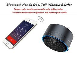 OWIKAR&reg; Mini Portable Wireless Bluetooth Speaker LED Light Stereo Metal Super Bass Handfree Speakerphone Built-in... N4