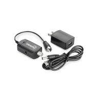 ViewTV Flat HD Digital Indoor Amplified TV Antenna - 50 Miles Range - Detachable Amplifier Signal Booster - 12ft... N4