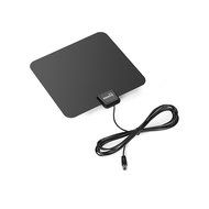 ViewTV Flat HD Digital Indoor Amplified TV Antenna - 50 Miles Range - Detachable Amplifier Signal Booster - 12ft... N14