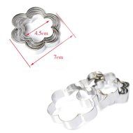 HeroNeo&reg; 20pc Stainless Star Heart Flower Cookie Fruit Cutter Sporting Shape Biscuit Mold N6