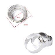HeroNeo&reg; 20pc Stainless Star Heart Flower Cookie Fruit Cutter Sporting Shape Biscuit Mold N9
