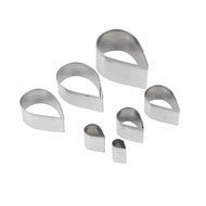 OKUBOX BT02 7pcs/set Stainless Steel Rose Petal Cake Cookie Cutter Mold Pastry Baking Mould N2
