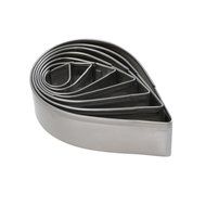 OKUBOX BT02 7pcs/set Stainless Steel Rose Petal Cake Cookie Cutter Mold Pastry Baking Mould N3