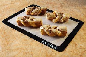 Silicone Baking Mat Set (x2) (11" x 15" Half Sheet) Premium 100% Non-Stick Baking Mat - Professional Grade Silicone... N6