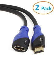 Aurum Ultra Series High Speed HDMI Extension Cable Male - Female with Ethernet - Supports 3D &amp; Audio Return Channel... N8