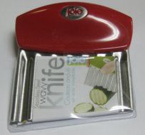 Joie Fruit And Vegetable Wavy Chopper Knife Stainless Steel Blade (Colors may vary) N2