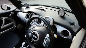 MINI Cooper PF-327 Gear Shift Bluetooth 3.0 NFC Wireless Portable Speaker hands free speaker - Black N24