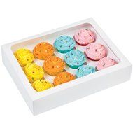 Wilton White Rectangle Boxes, 3 Count N4