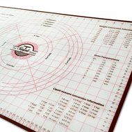 Simple Baker Extra Thick, Extra Large Silicone Pastry Mat with Measurements, 25"x18" Non-Slip 0.7mm Thick Sheet... N5