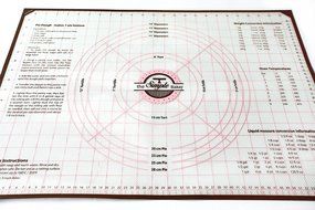 Simple Baker Extra Thick, Extra Large Silicone Pastry Mat with Measurements, 25"x18" Non-Slip 0.7mm Thick Sheet... N6