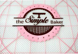 Simple Baker Extra Thick, Extra Large Silicone Pastry Mat with Measurements, 25"x18" Non-Slip 0.7mm Thick Sheet... N7